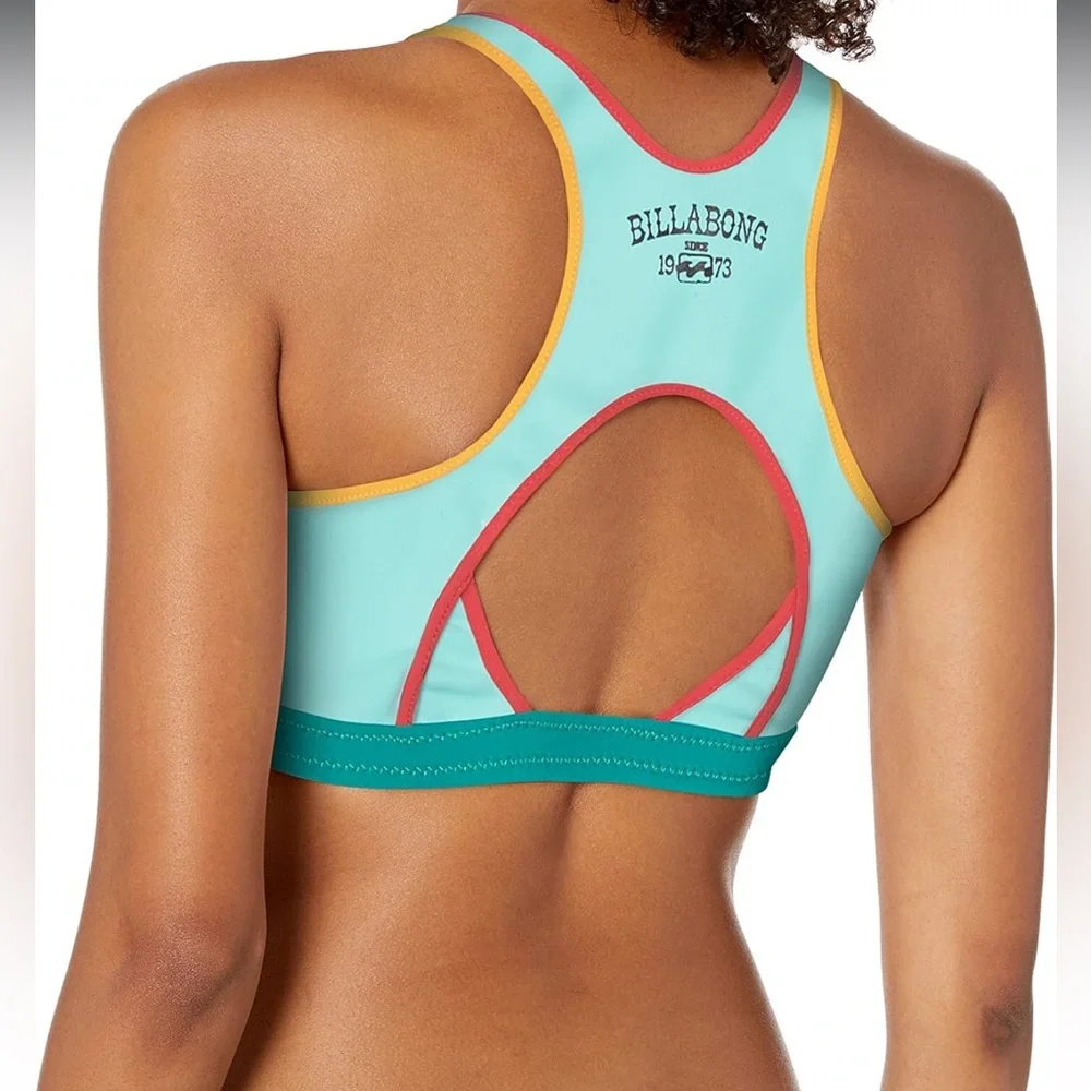 Billabong KEEP IT SALTY Neoprene Surf Capsule Top Aztec Print women’s size 2 - Picture 14 of 14